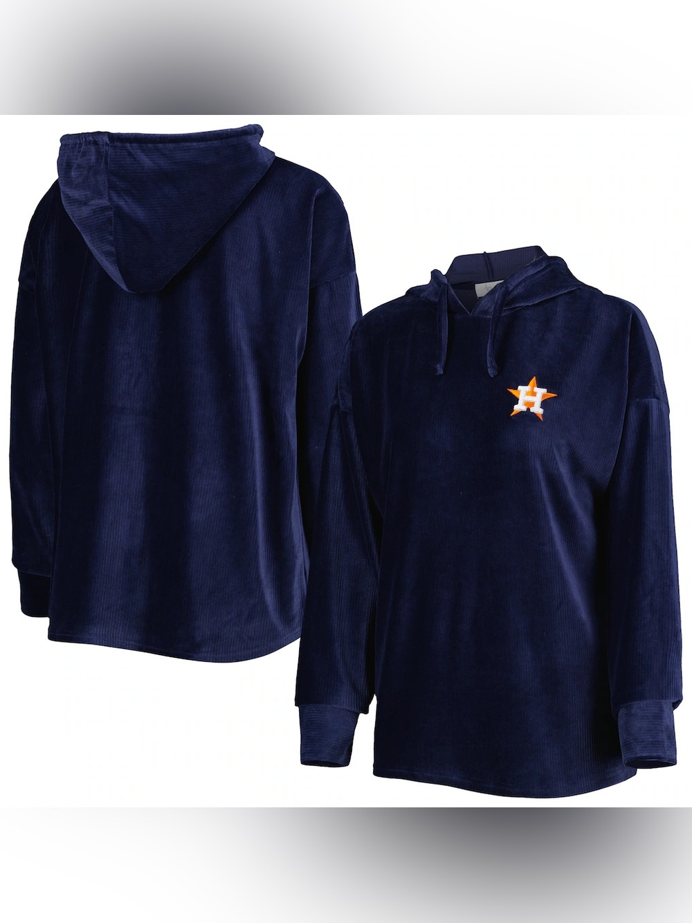 Houston Astros Touch Women's End Line Pullover Hoodie - Navy